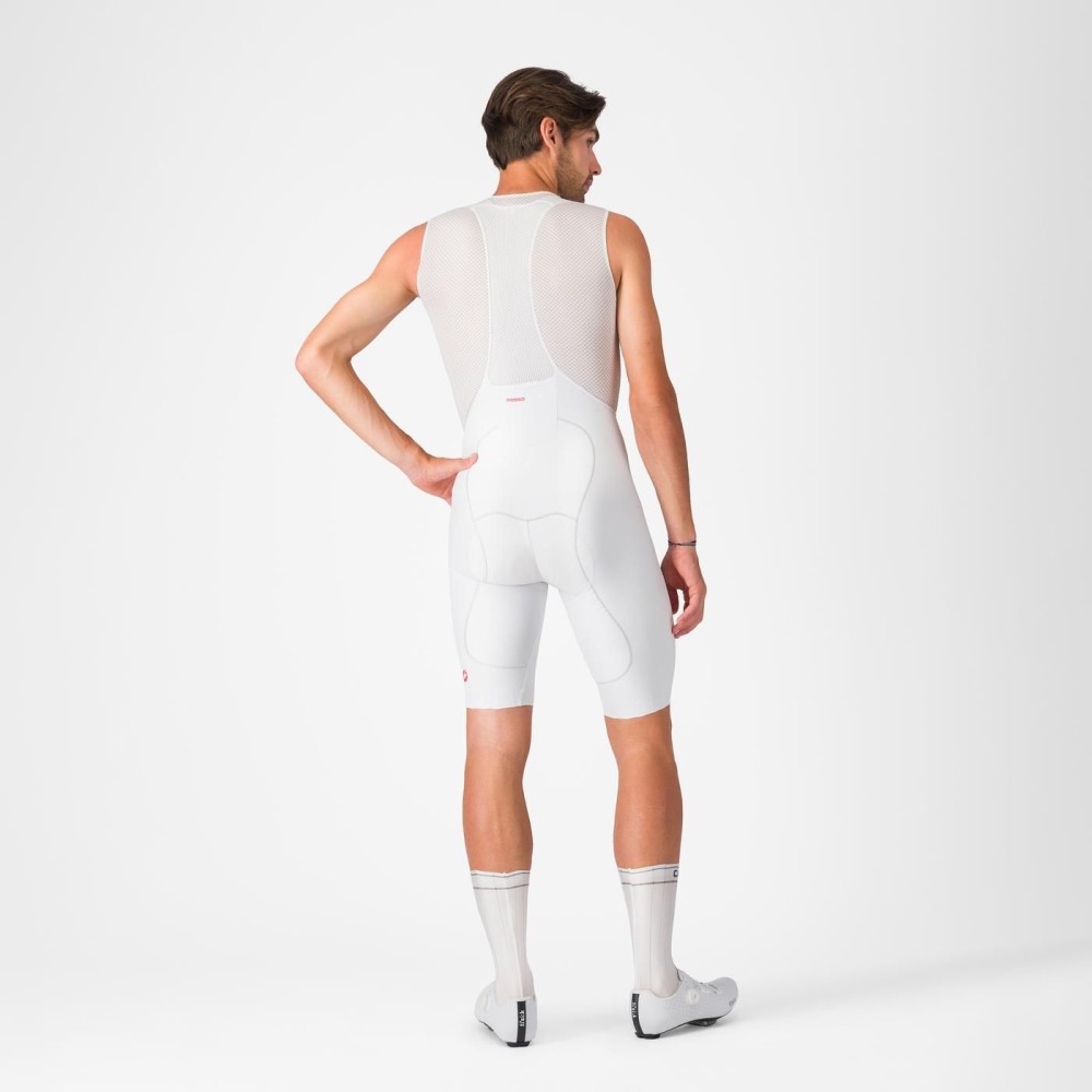 Culotte Corto Castelli Free Aero RC S Hombre Blanco
