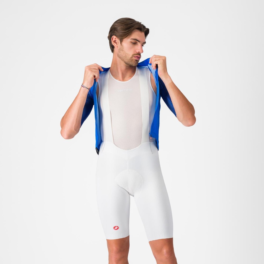 Culotte Corto Castelli Free Aero RC S Hombre Blanco