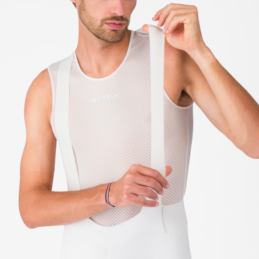 Culotte Corto Castelli Free Aero RC S Hombre Blanco