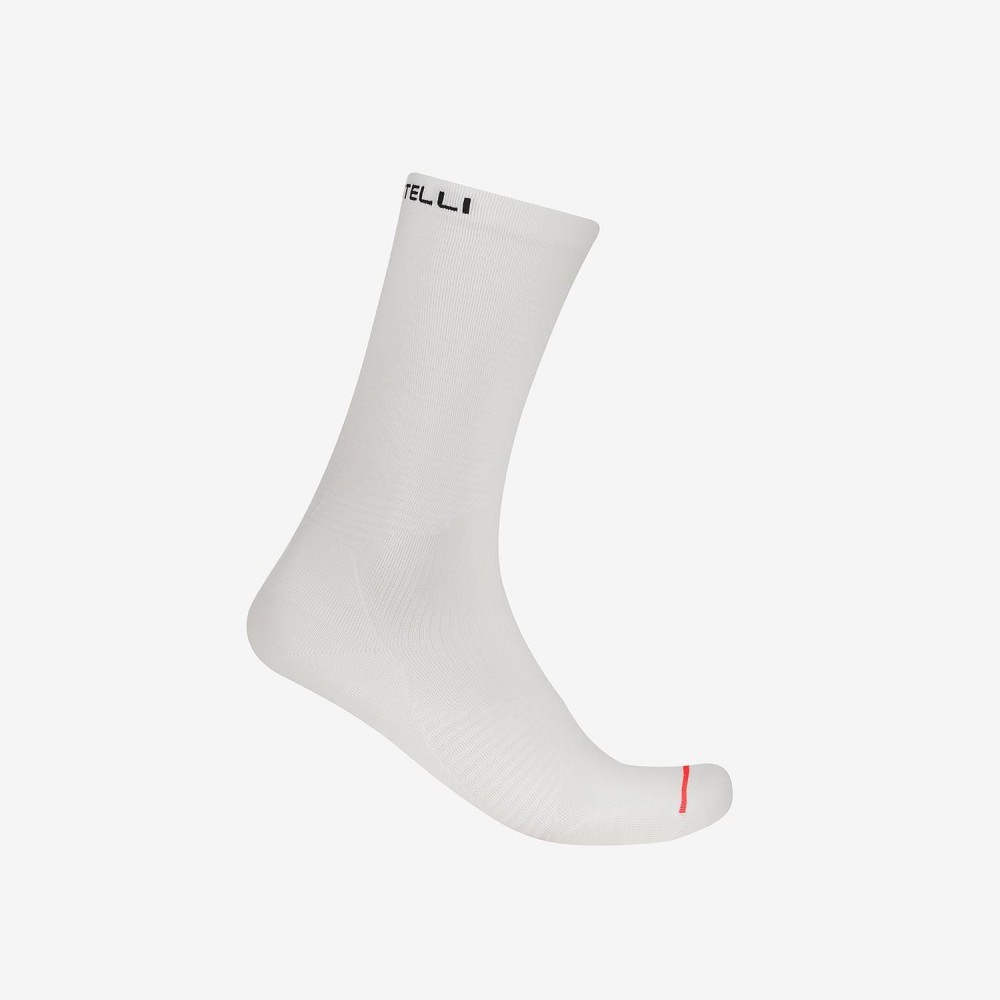 Calcetines Castelli A/C 18 Blanco