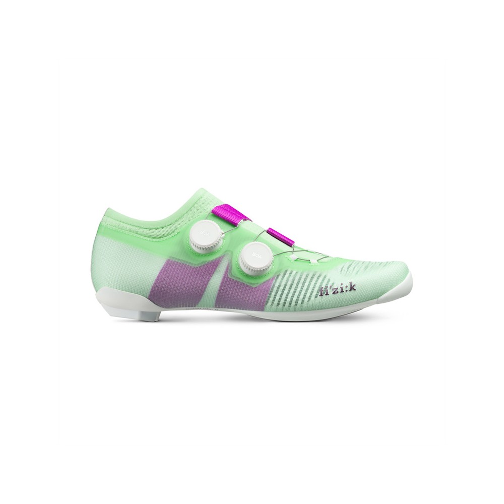 Zapatillas de Carretera Fizik Vento Vega Carbon Verde/Morado