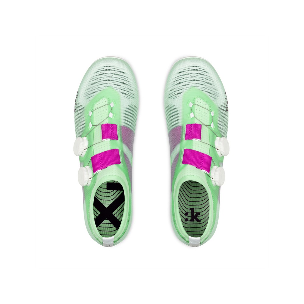 Zapatillas de Carretera Fizik Vento Vega Carbon Verde/Morado