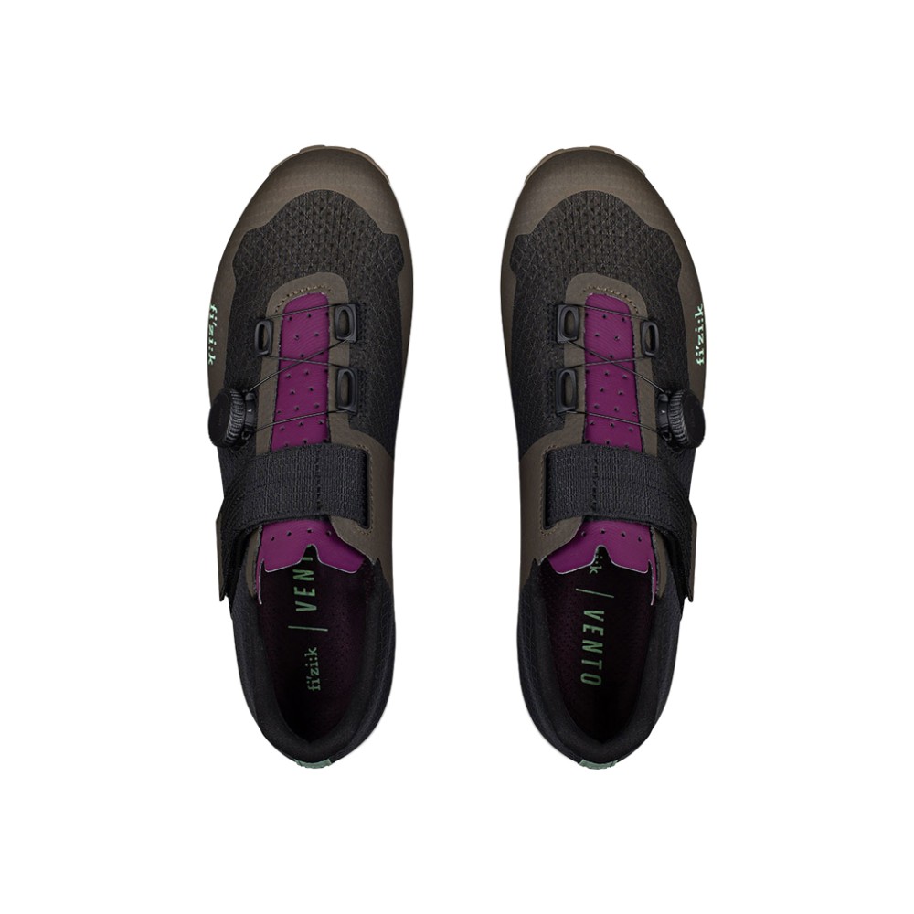 Zapatillas de Montaña Fizik Vento Ferox Carbon Negro/Morado