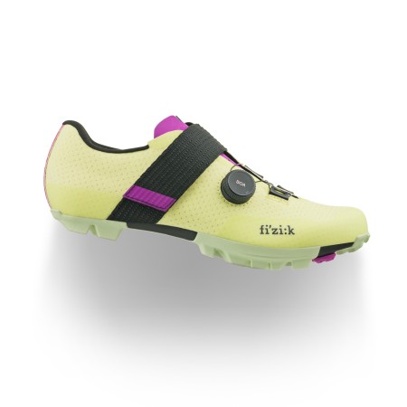 Zapatillas de Montaña Fizik Vento Ferox Carbon Amarillo/Morado