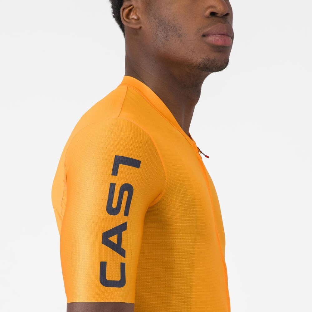 Maillot Corto Castelli Entrata Apex Hombre Nrj Vivo/Az Twilight