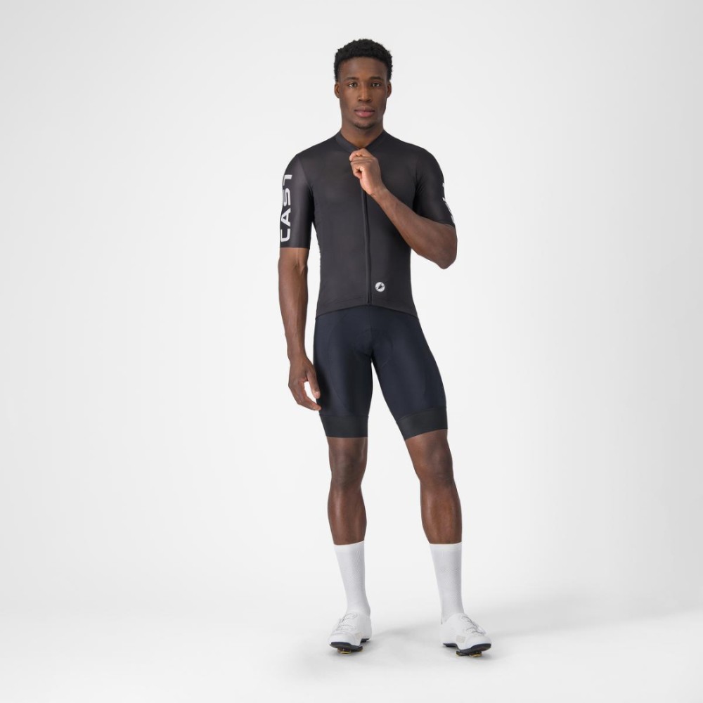 Maillot Corto Castelli Entrata Apex Hombre Negro/Blanco