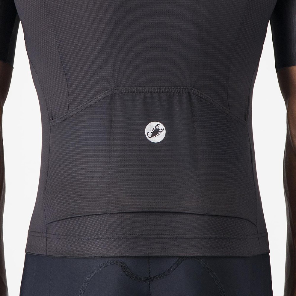 Maillot Corto Castelli Entrata Apex Hombre Negro/Blanco