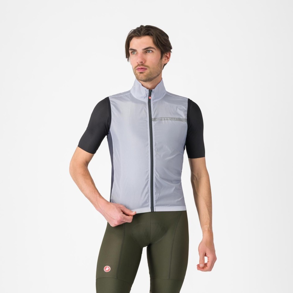 Chaleco Castelli Squadra Stretch Hombre Gris