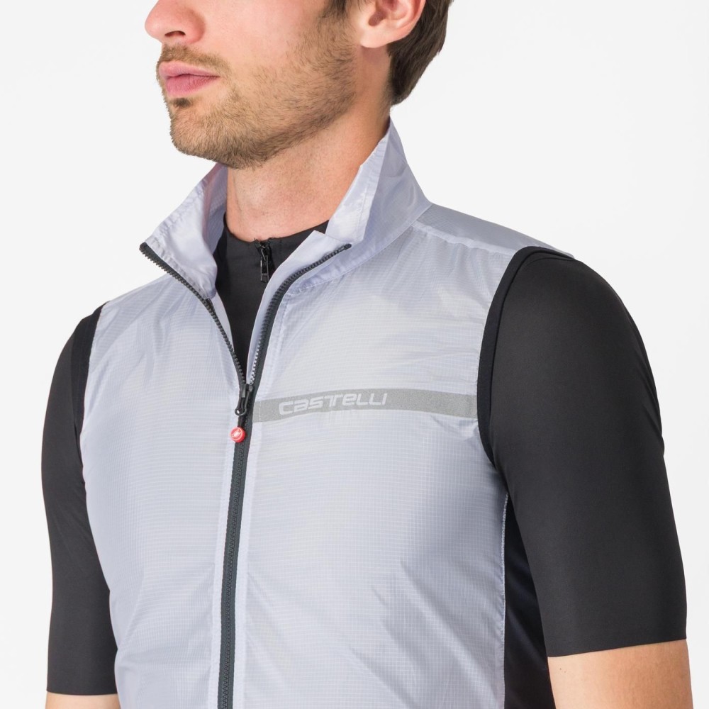 Chaleco Castelli Squadra Stretch Hombre Gris