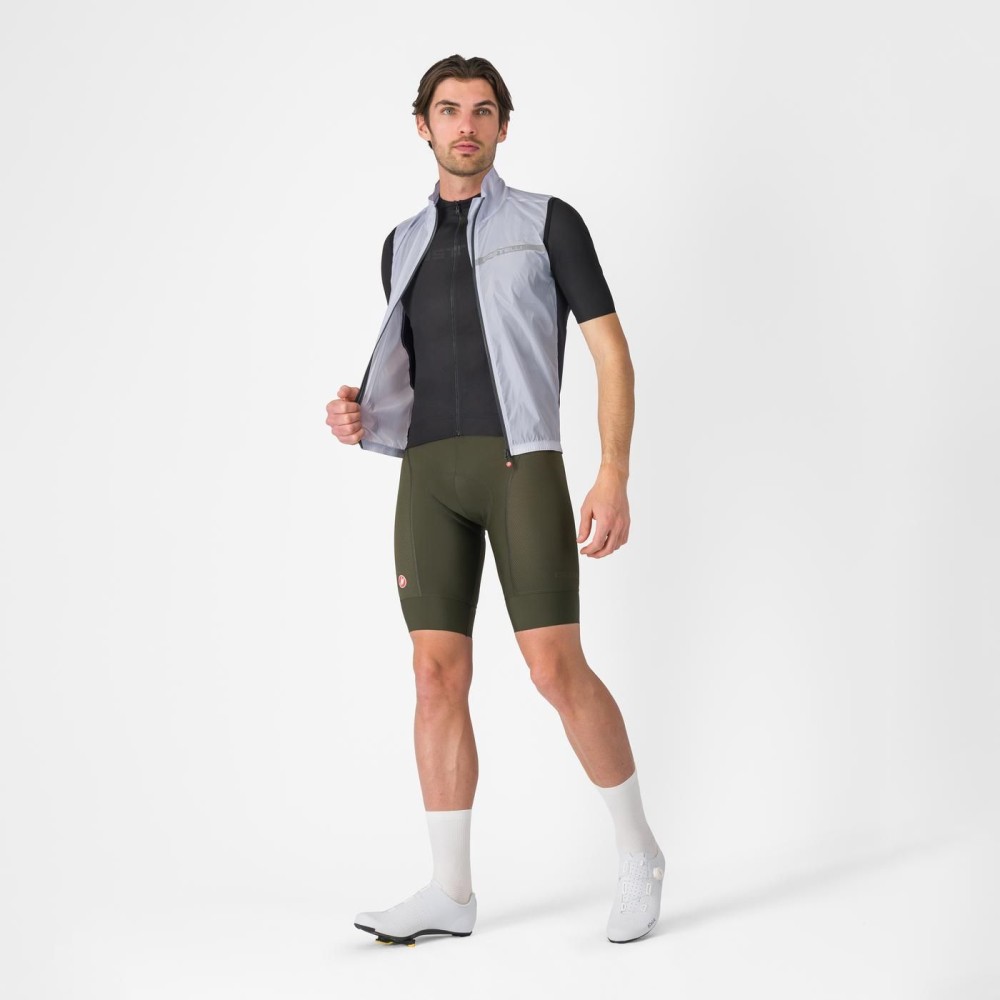 Chaleco Castelli Squadra Stretch Hombre Gris