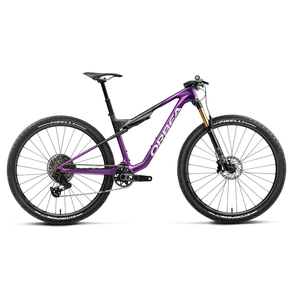 Bicicleta Orbea Oiz M TEAM AXS Royal Plum/Diamond Black Carbon View 2027
