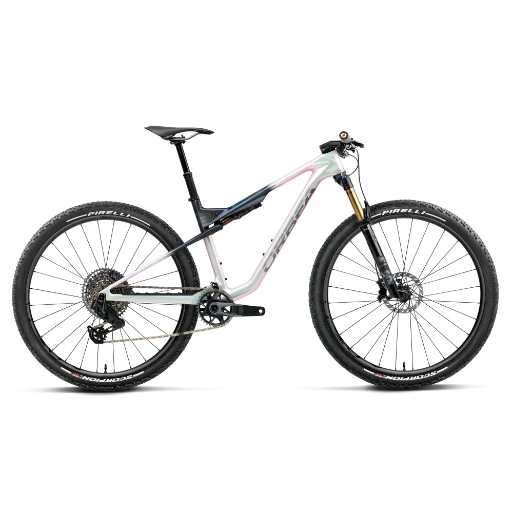 Bicicleta Orbea Oiz M TEAM AXS Iris White/Seaweed Carbon View 2027
