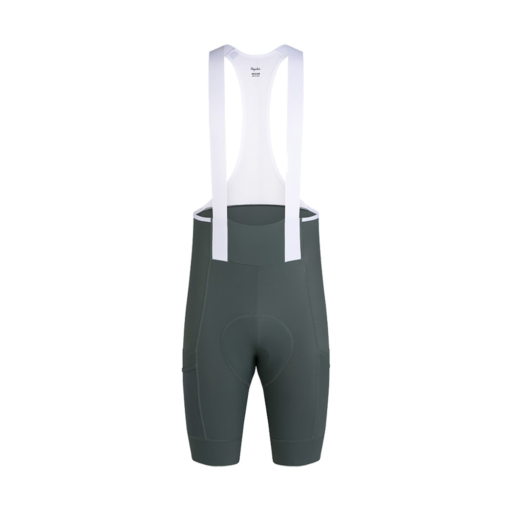 Culotte Corto Rapha Brevet Element Cargo Hombre Gris