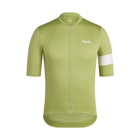 Maillot Corto Rapha Core Hombre Verde/Blanco