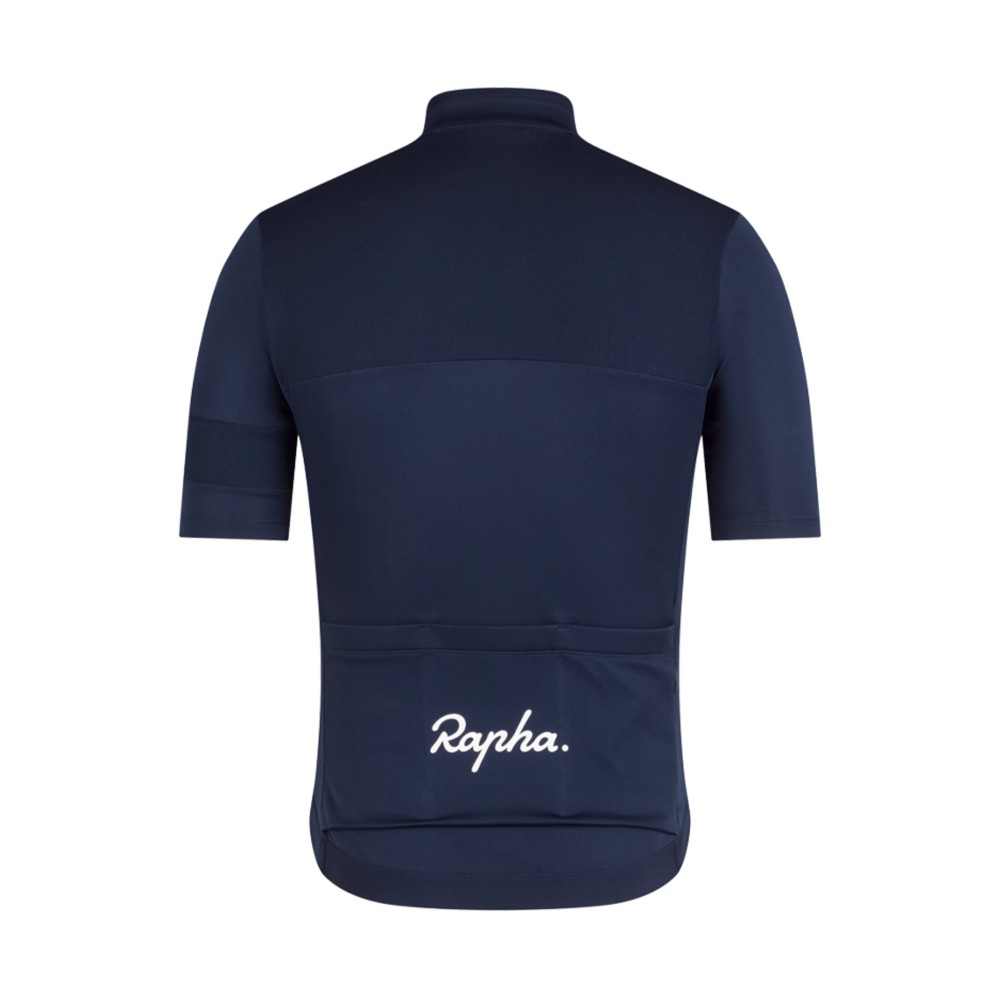 Maillot Corto Rapha Brevet Element Hombre Azul oscuro/Blanco