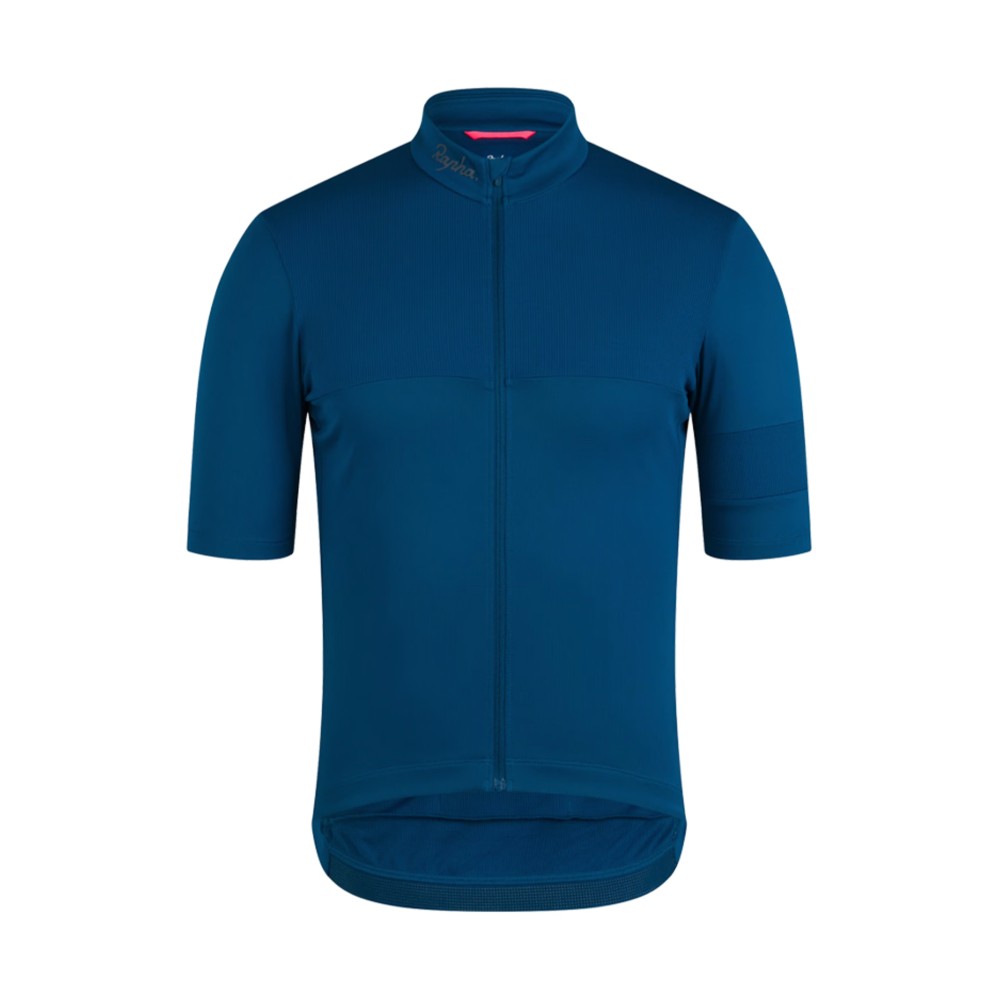 Maillot Corto Rapha Brevet Element Hombre Azul oscuro