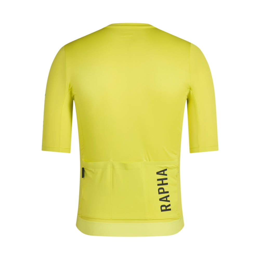 Maillot Corto Rapha Pro Team Hombre Amarillo