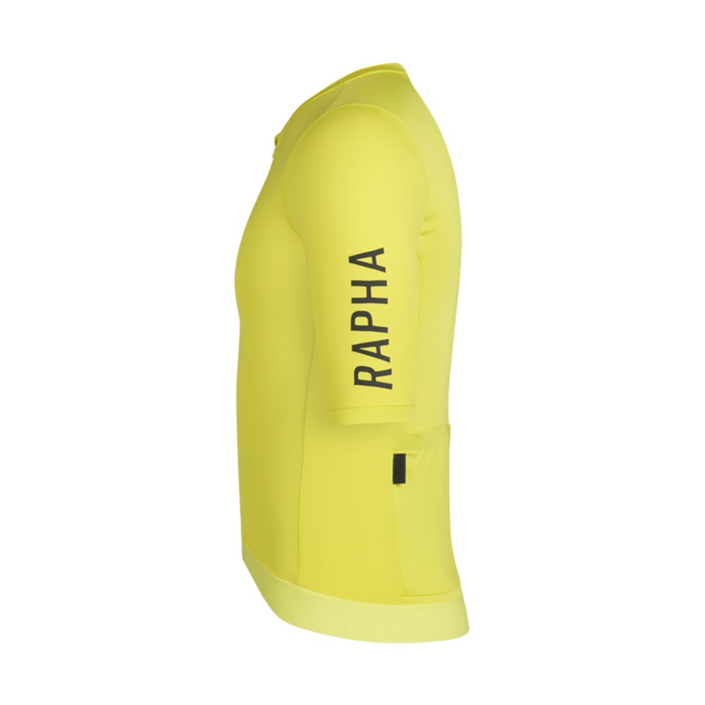 Maillot Corto Rapha Pro Team Hombre Amarillo