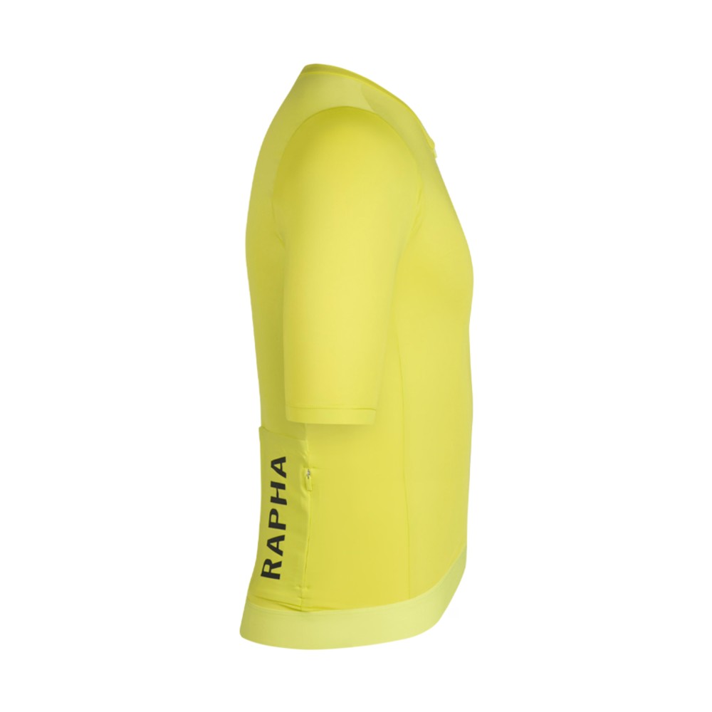Maillot Corto Rapha Pro Team Hombre Amarillo