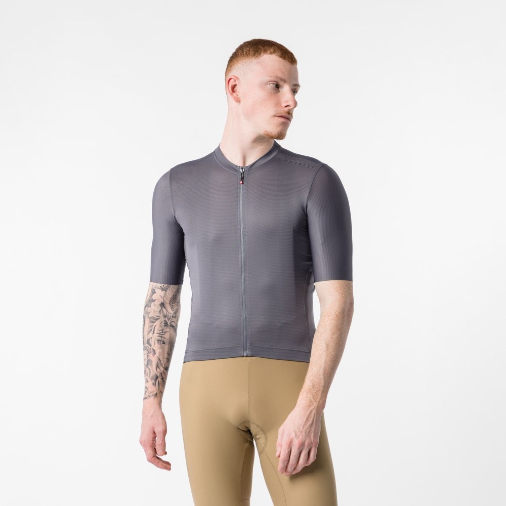 Maillot Corto Castelli Espresso 2 Hombre Smoky Grey
