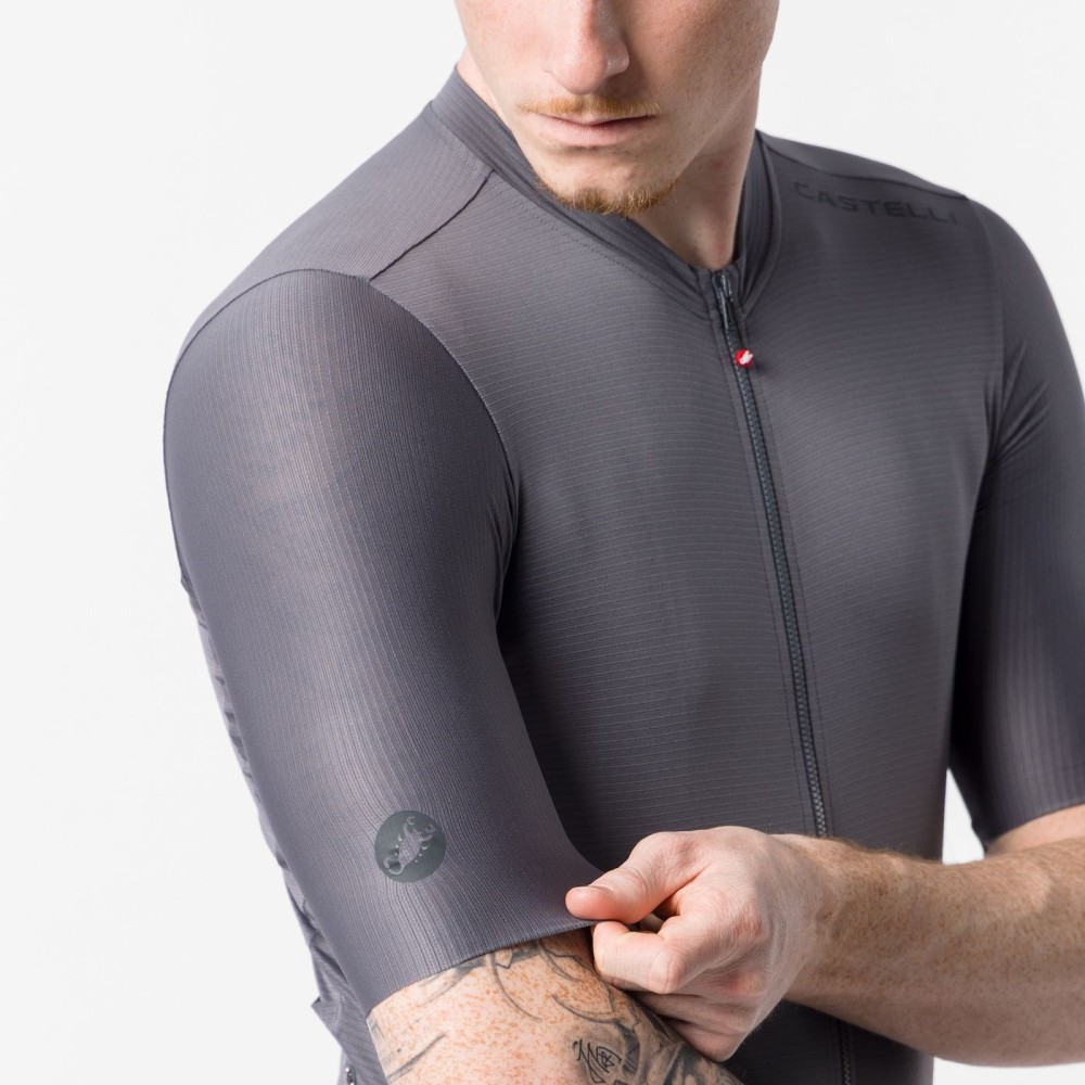 Maillot Corto Castelli Espresso 2 Hombre Smoky Grey