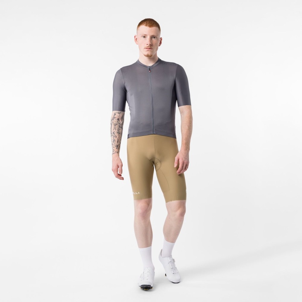 Maillot Corto Castelli Espresso 2 Hombre Smoky Grey