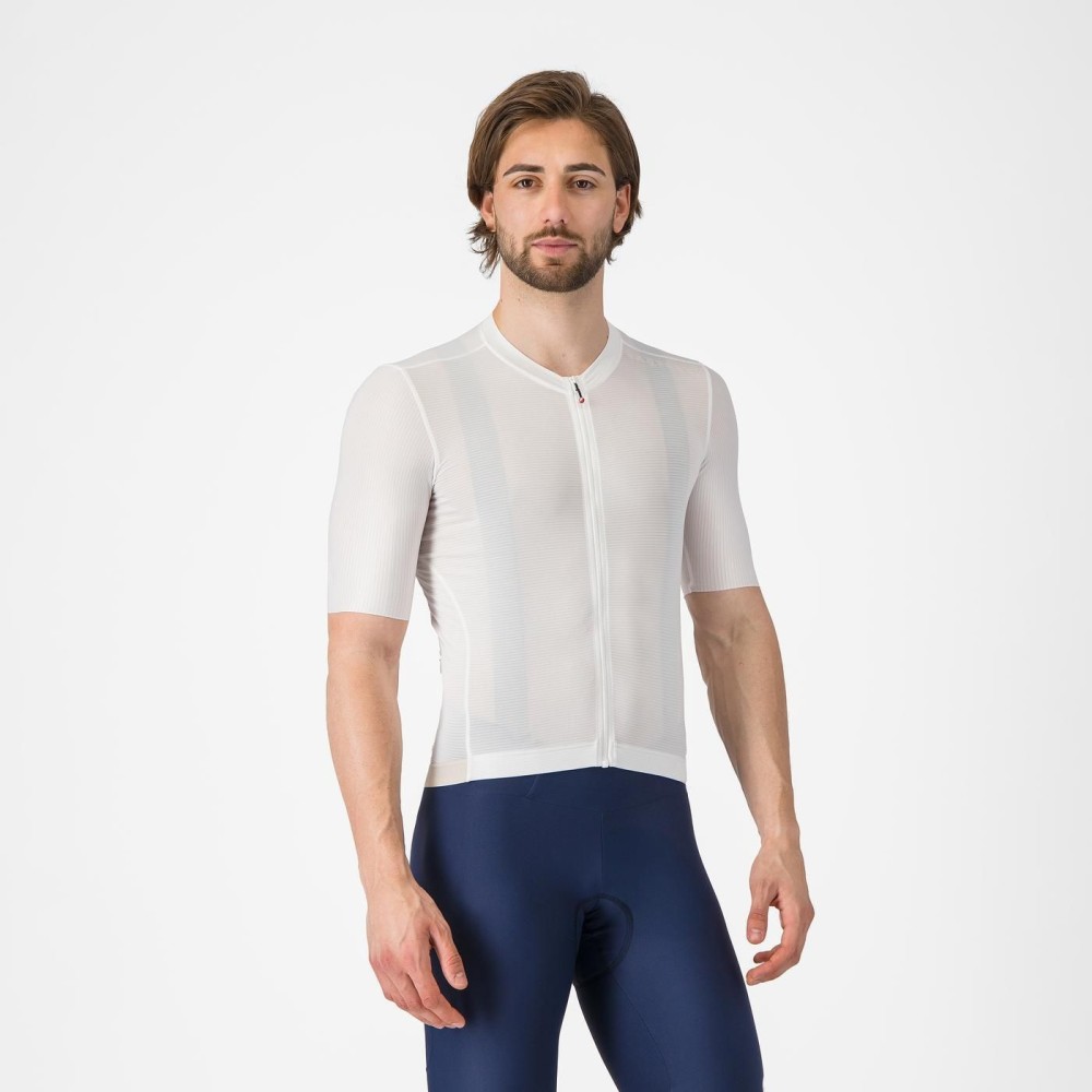 Maillot Corto Castelli Espresso 2 Hombre Blanco