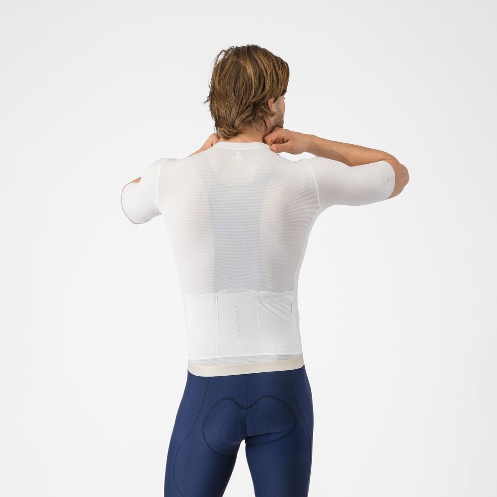 Maillot Corto Castelli Espresso 2 Hombre Blanco
