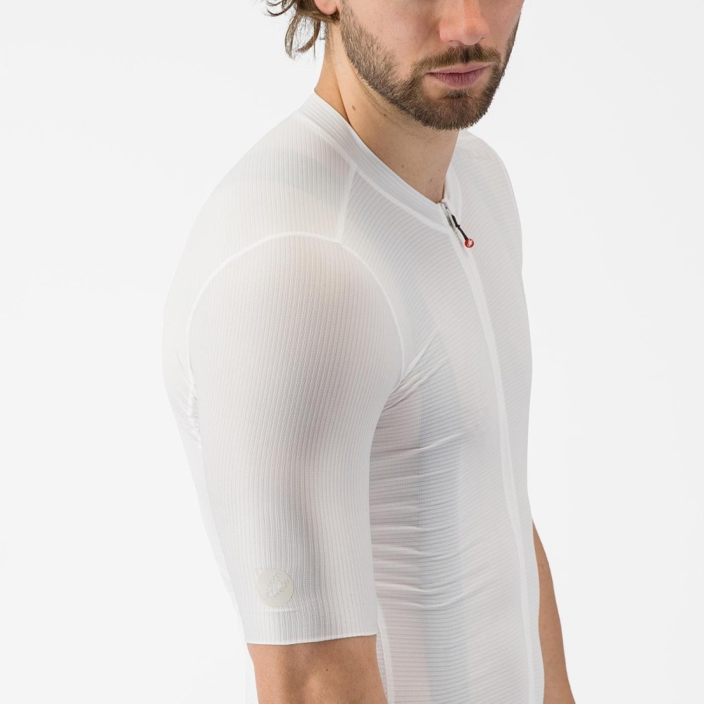 Maillot Corto Castelli Espresso 2 Hombre Blanco