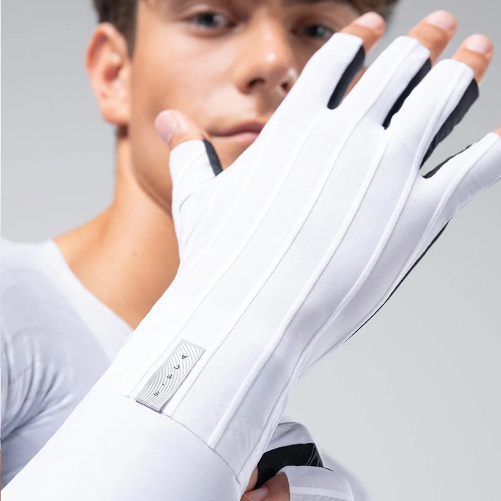 Guantes Cortos Gobik Kinetic Unisex Blanco