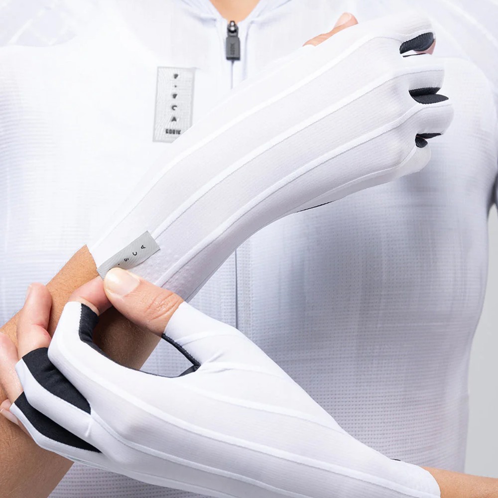 Guantes Cortos Gobik Kinetic Unisex Blanco