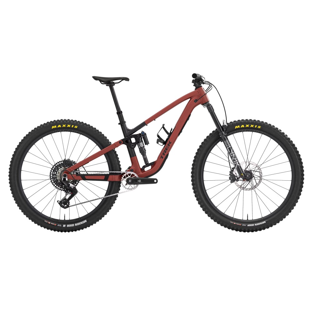 Bicicleta Trek Fuel EX 9 Eagle 90 Matte Sedona Red/Pennyflake Splatter 2027