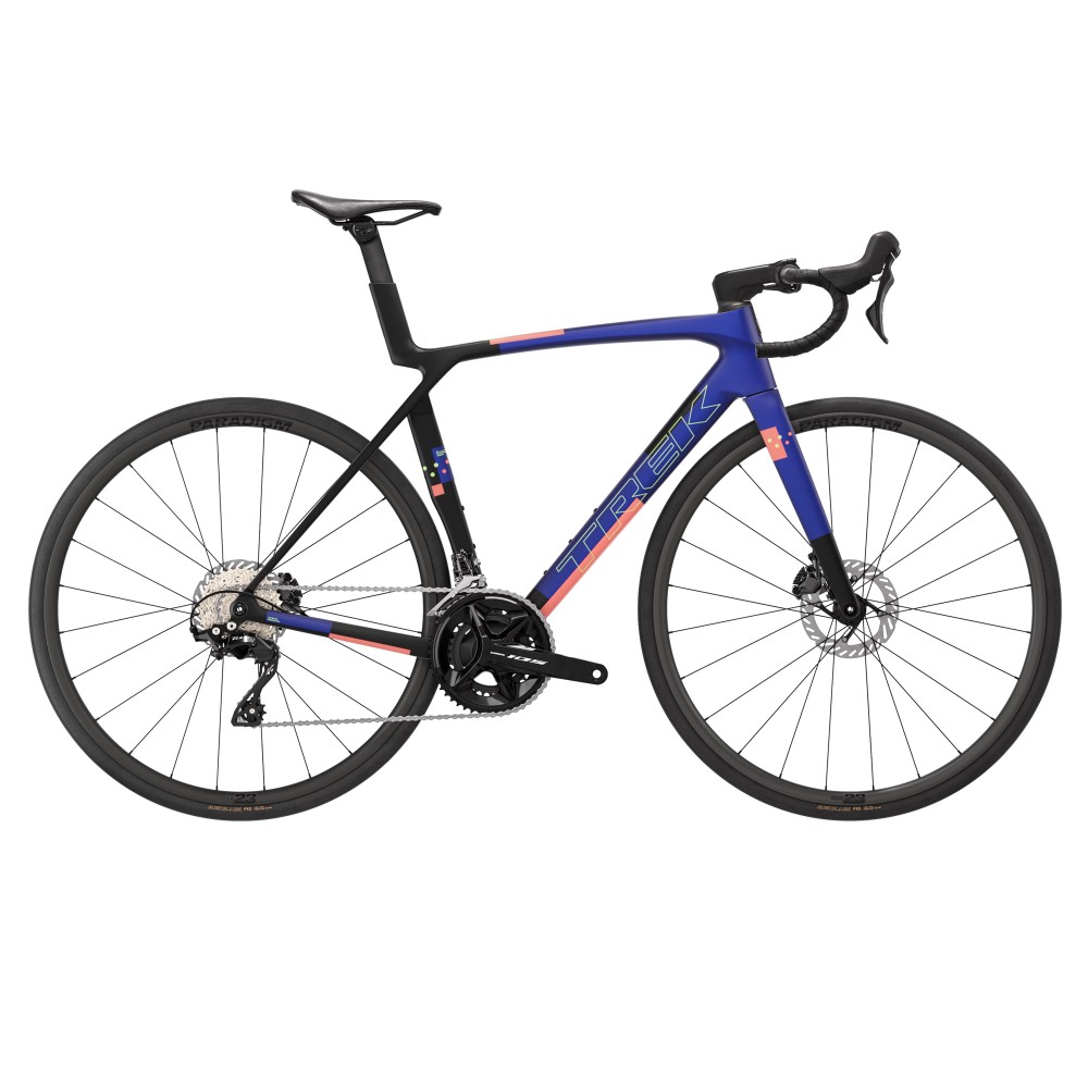Bicicleta Trek Madone SL 5 Gen 8 Matte Cobalt Blue/Trek Black/Living Coral 2027