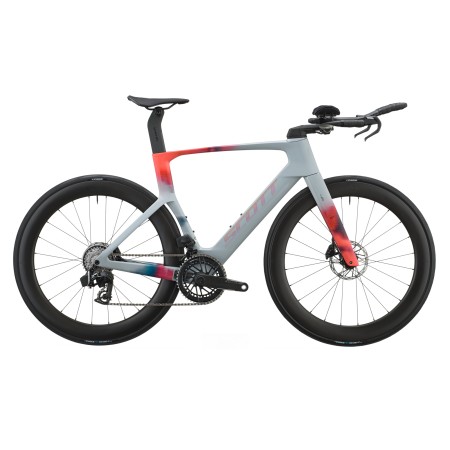 Bicicleta Scott Foil Rc Tri Narwal Grey/Gloaming Orange 2027