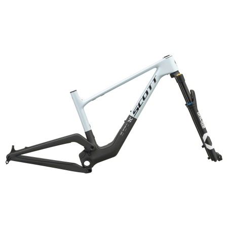 Cuadro con Horquilla Scott Spark Rc World Cup Cumulus White/Carbon black