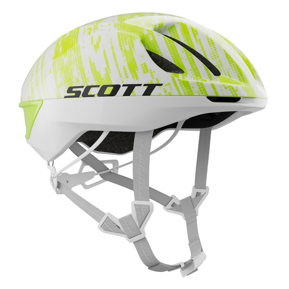 Casco Scott Cadence Rc Mips White/Sulphur Yellow