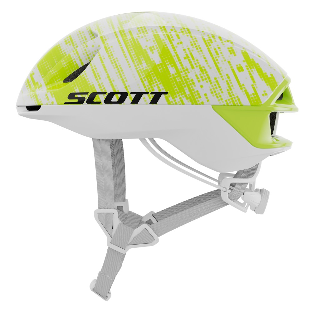 Casco Scott Cadence Rc Mips White/Sulphur Yellow