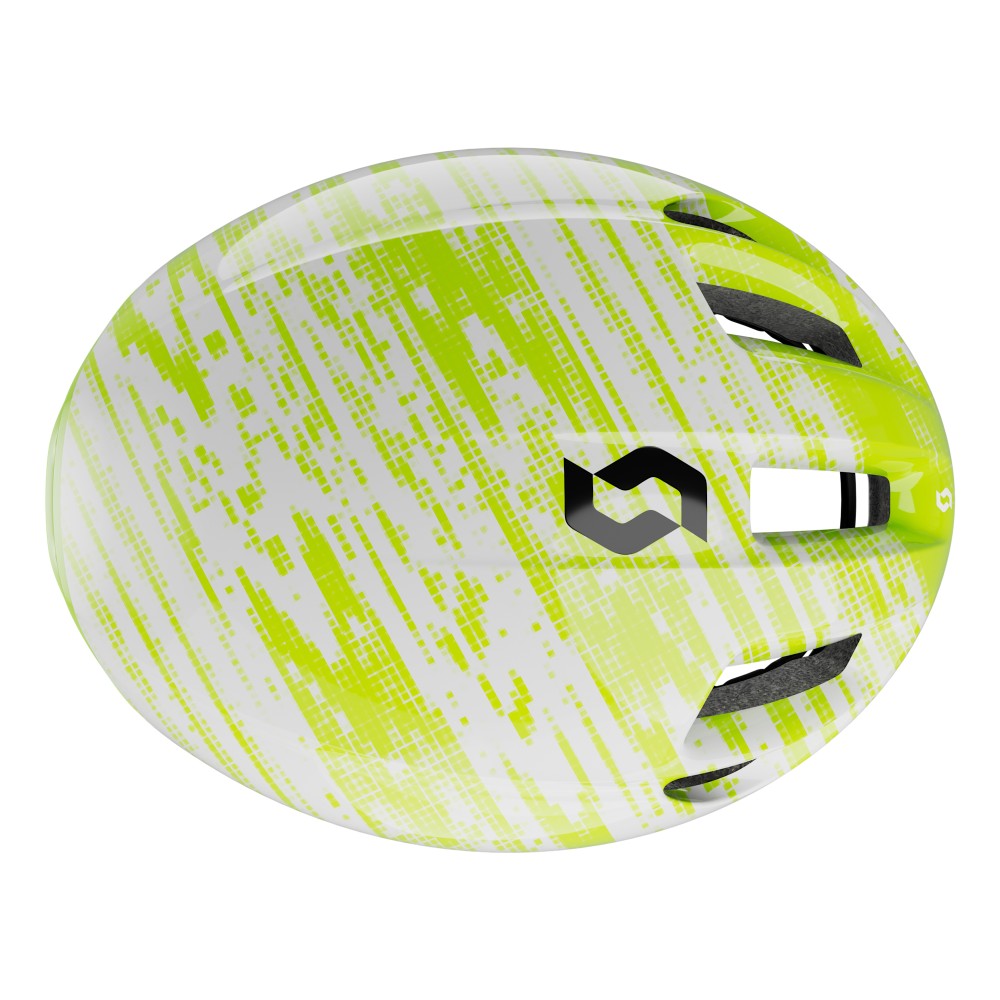 Casco Scott Cadence Rc Mips White/Sulphur Yellow