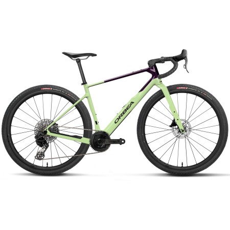 Bicicleta Orbea Terra M22 Team 1X Acid Gum/Fantasy Purple Carbon View 2027