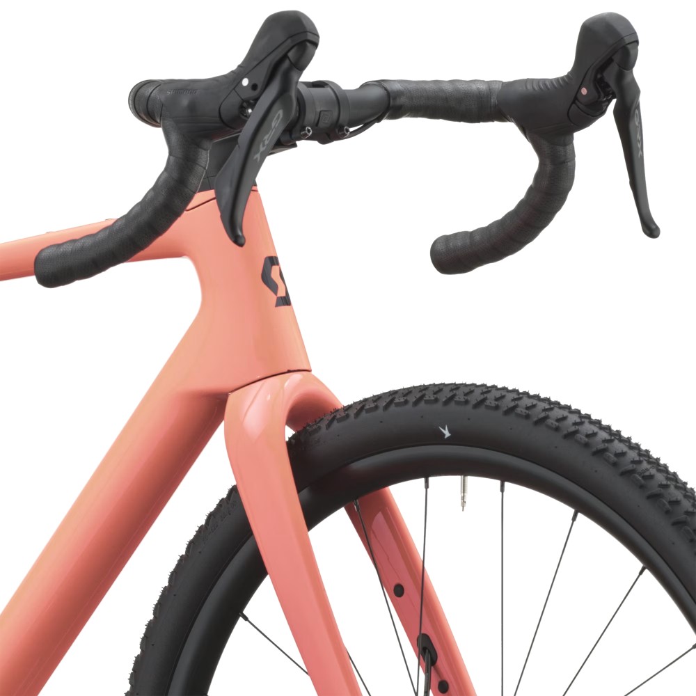 Bicicleta Scott Addict Gravel 40 Peach Pink 2027