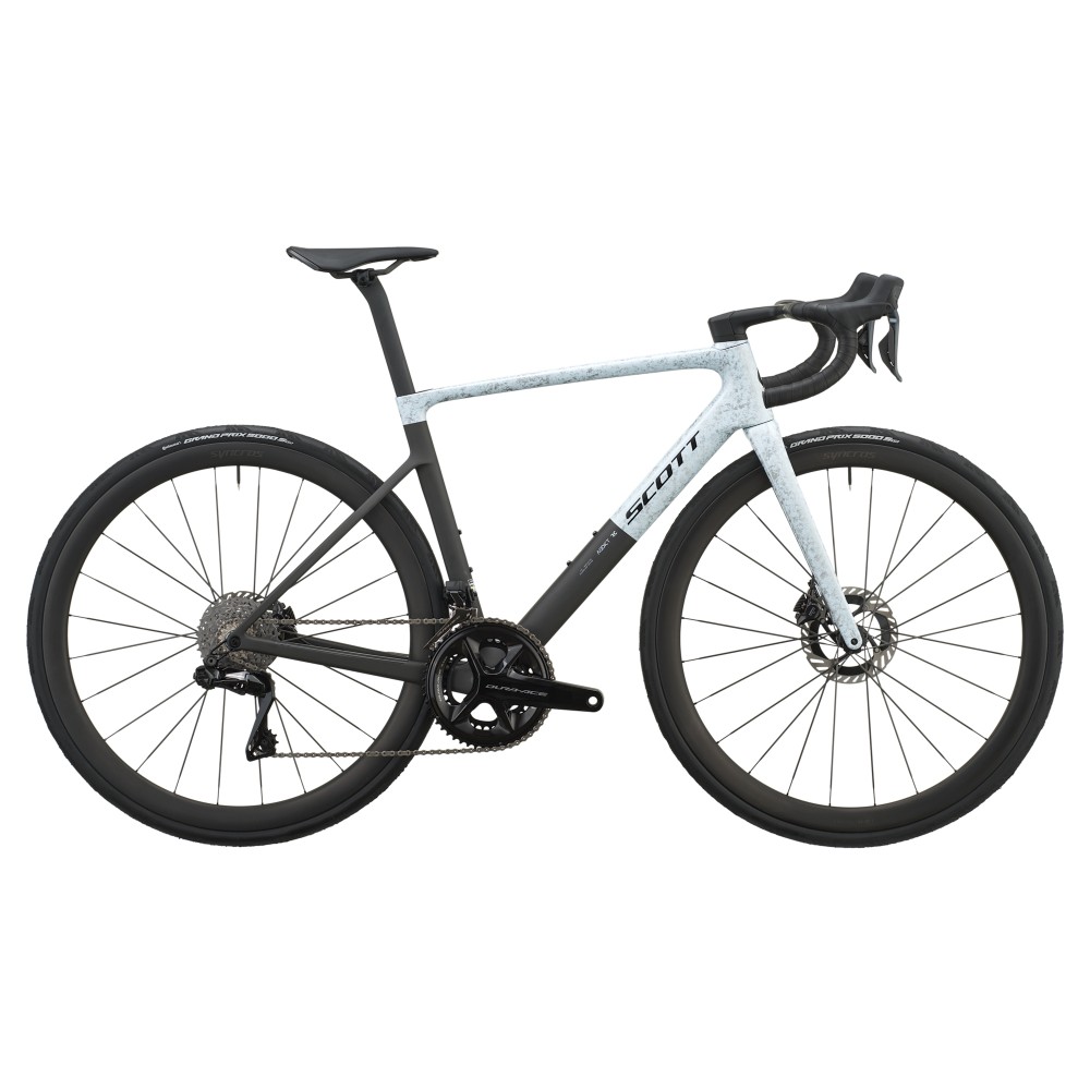 Bicicleta Scott Addict Rc Pro Rush White/Carbon Black 2027