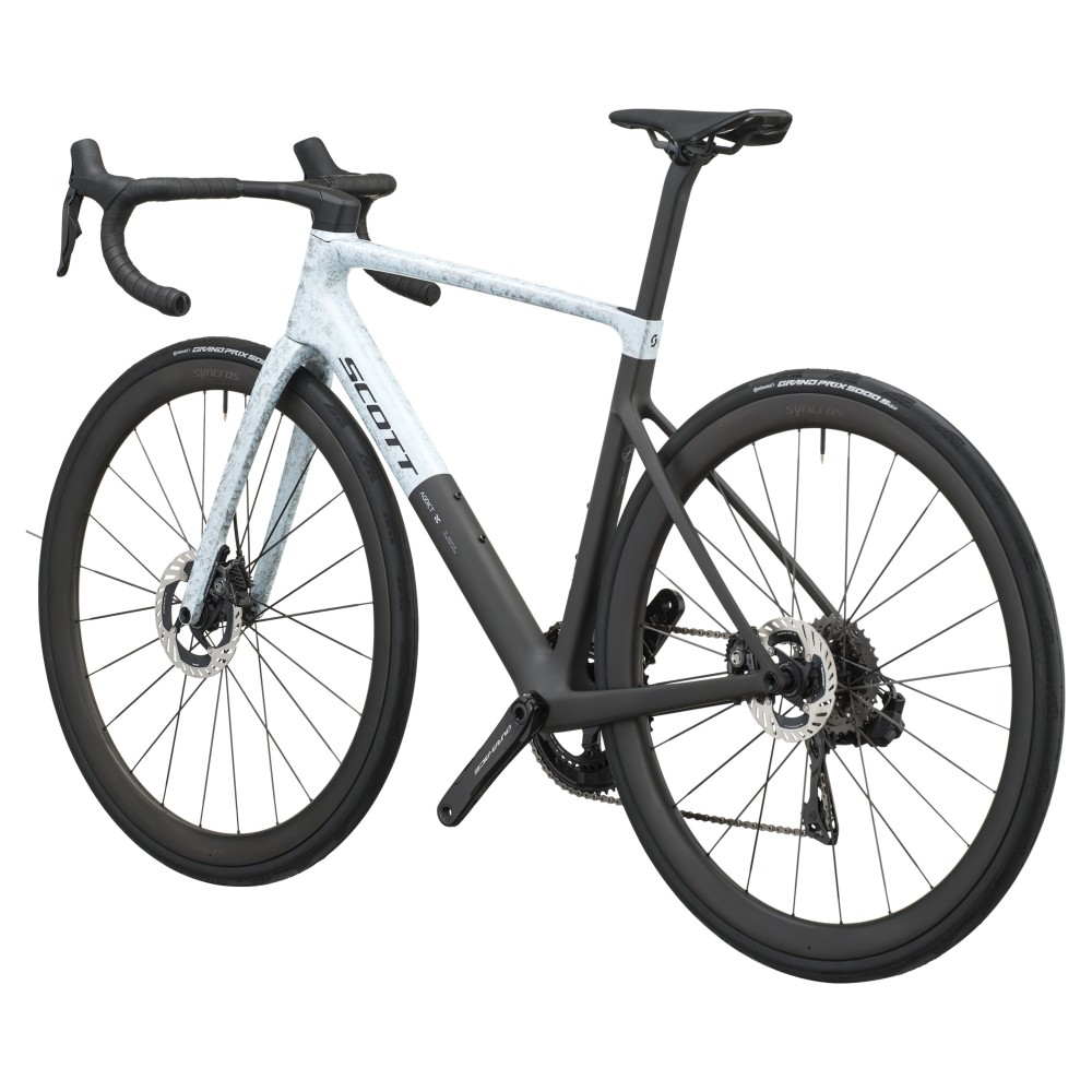 Bicicleta Scott Addict Rc Pro Rush White/Carbon Black 2027