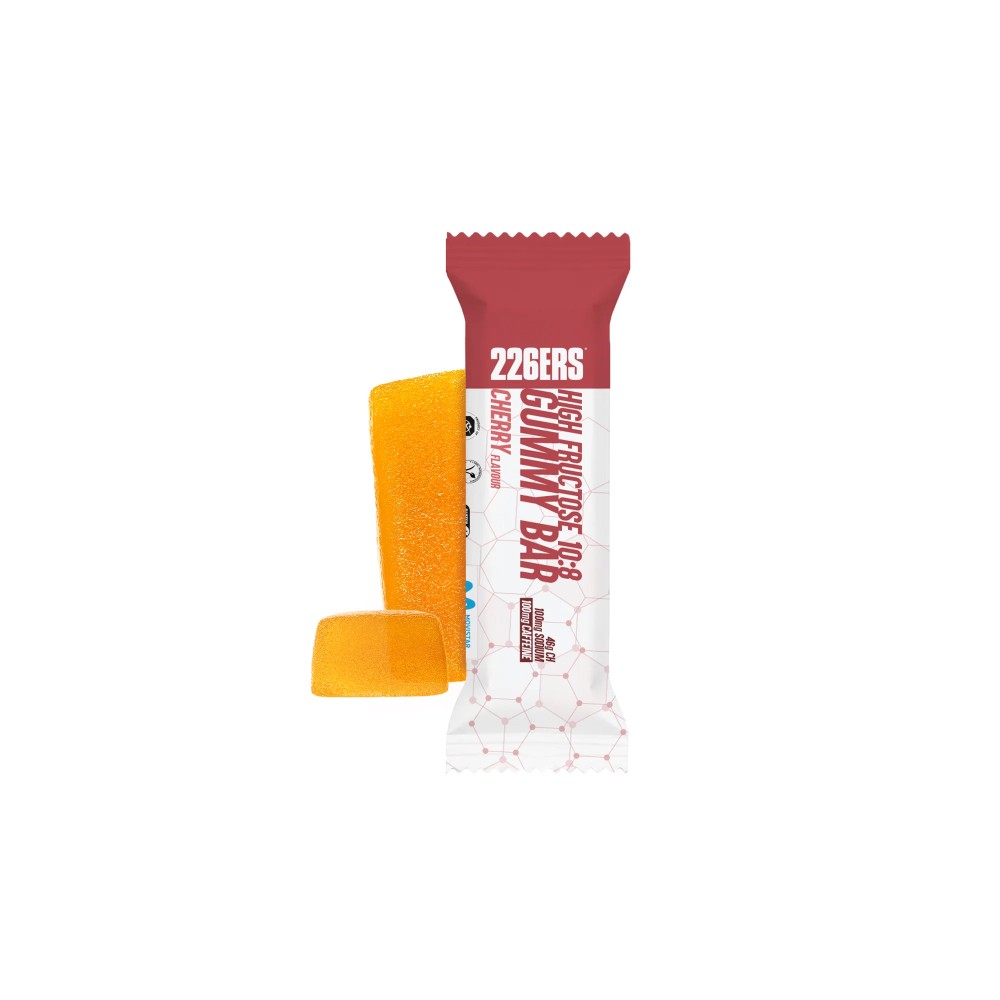 Barrita de Gominola 226ERS High Fructose Cereza/Cafeina 60g