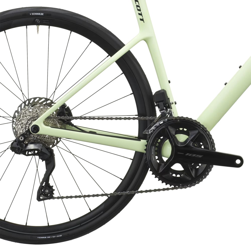 Bicicleta Scott Addict 40 Cream Green 2027