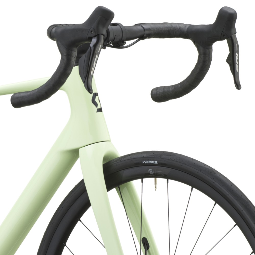 Bicicleta Scott Addict 40 Cream Green 2027