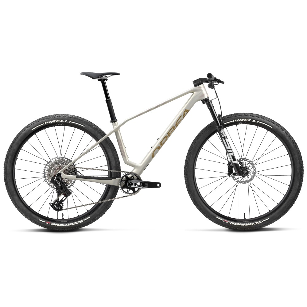 Bicicleta Orbea Alma M Team AXS Golden White/Titan Gold 2027