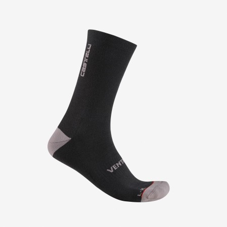 Calcetines Castelli Venti Soft Merino Negro