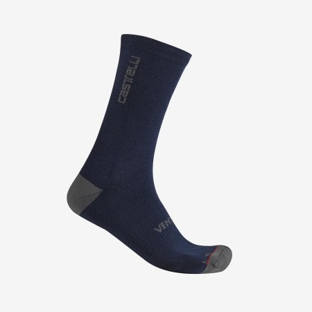 Calcetines Castelli Venti Soft Merino Azul Belgian