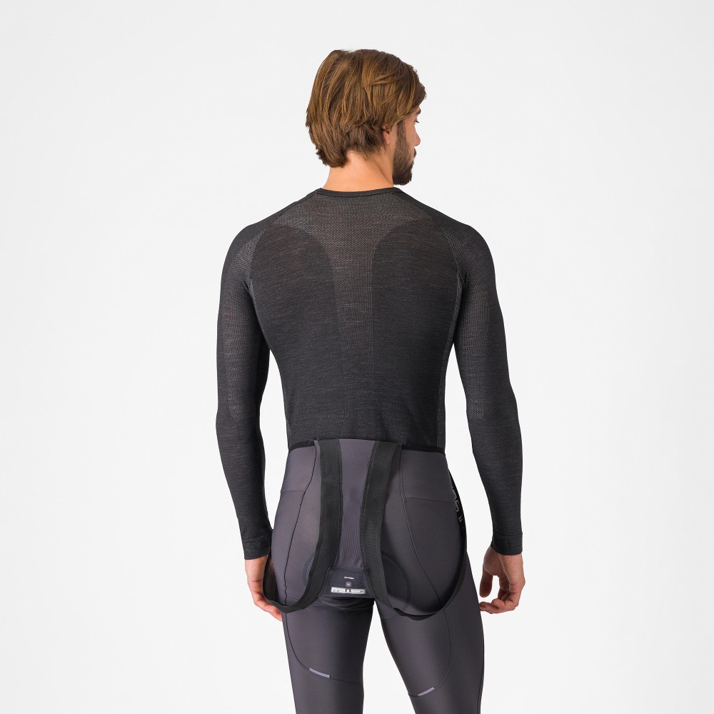 Camiseta Interior Castelli Merino Hombre Negro