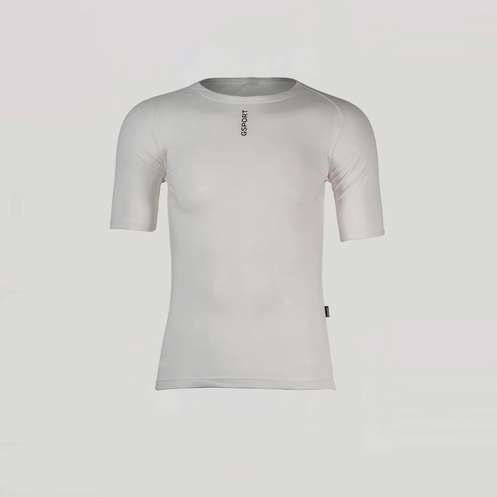 Camiseta Interior Corta GSport Primaloft Unisex Pearl